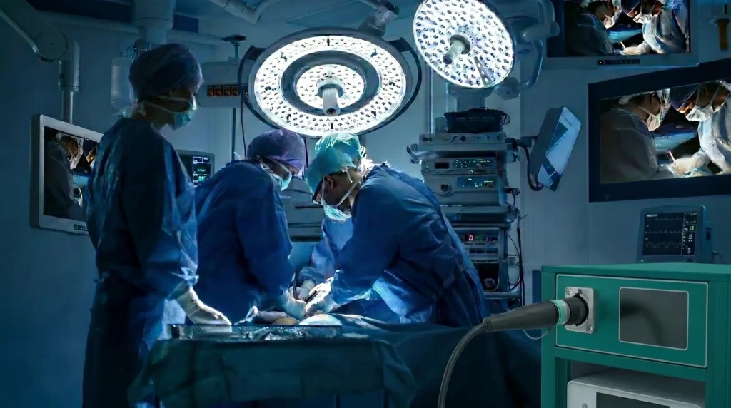 surgeons working